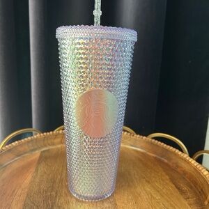 Starbucks Holographic White 24oz Tumbler